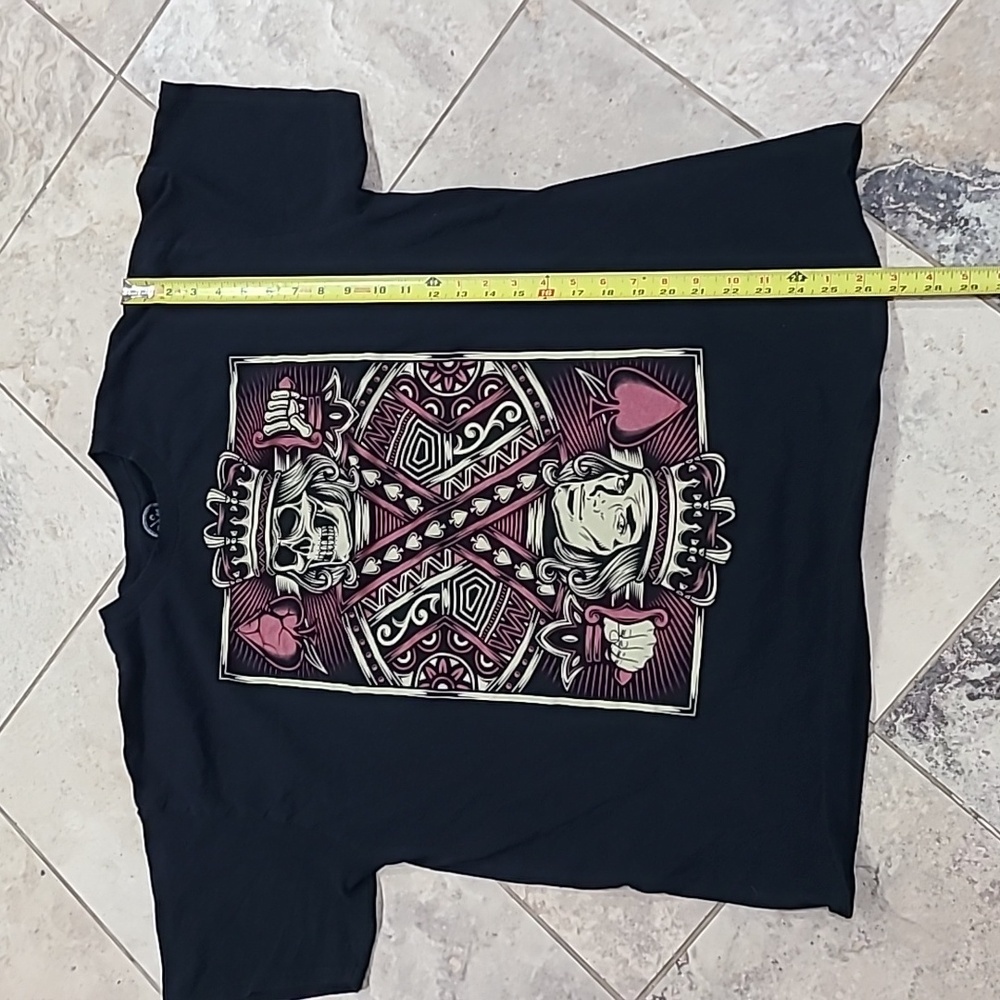 Men's Black Skull Graphic Tee - Picture 4 of 4
